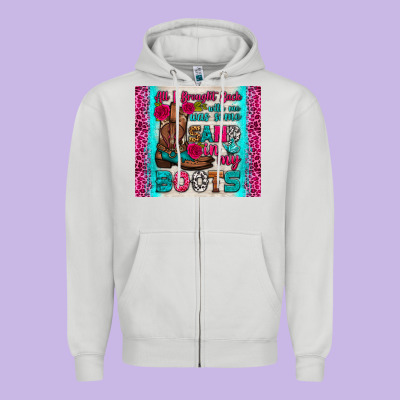 All I Brought Back With Me Was Some Sand In My Boots Tumbler Zipper Hoodie Designed By Hra Design Shop