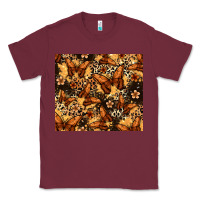 Burgundy melanin butterfly Classic Tee - Zillion Design Studio