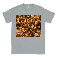 Heather Grey melanin butterfly Classic Tee - Zillion Design Studio