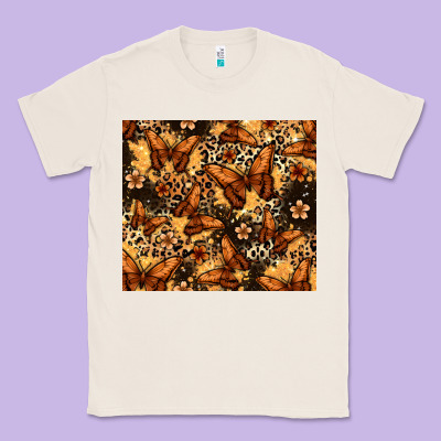 Melanin Butterfly Classic Tee Designed By Zillion Design Studio