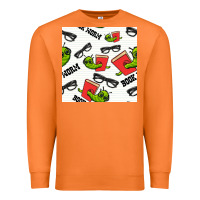 Carrot bookworm seamless pattern Premium Sweatshirt - BundleAndBundleShop