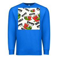 True Royal bookworm seamless pattern Premium Sweatshirt - BundleAndBundleShop