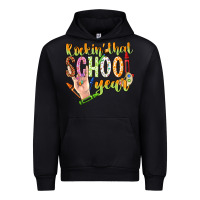 Black rockin that school year Urban Hoodie - NancyCooperArtShop