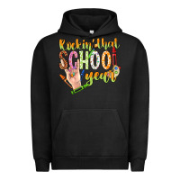 Pigment Black rockin that school year Urban Hoodie - NancyCooperArtShop