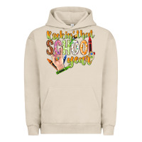 Pigment French Oak rockin that school year Urban Hoodie - NancyCooperArtShop