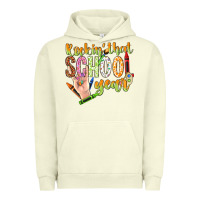 Pigment Pistachio rockin that school year Urban Hoodie - NancyCooperArtShop