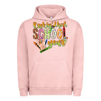 Pigment Salmon rockin that school year Urban Hoodie - NancyCooperArtShop