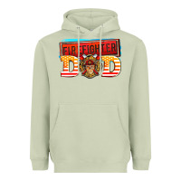 Matcha firefighter dad Heavyweight Hoodie - AdoDesignShop