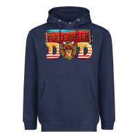 Navy firefighter dad Heavyweight Hoodie - AdoDesignShop