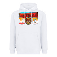 White firefighter dad Heavyweight Hoodie - AdoDesignShop