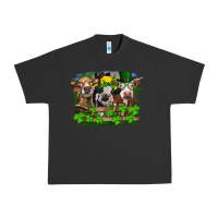 Pigment Black st patricks day heifers Urban Heavy Tee - RanaPortraitStore