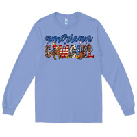 Colony Blue american cowgirl Long Sleeve Tee - Zillion Design Studio