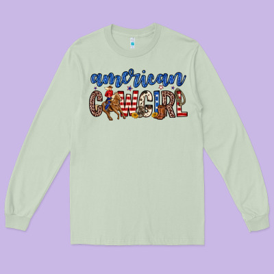 American Cowgirl Long Sleeve Tee Designed By Zillion Design Studio