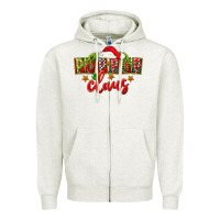 Oatmeal Heather christmas pop pop claus Zipper Hoodie - FaDigitalArtStudio