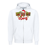 White christmas pop pop claus Zipper Hoodie - FaDigitalArtStudio