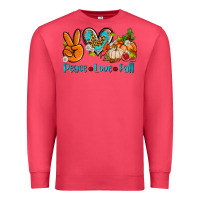 Cardinal peace love fall ado Premium Sweatshirt - AdoDesignShop
