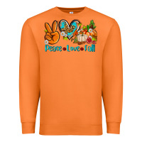 Carrot peace love fall ado Premium Sweatshirt - AdoDesignShop