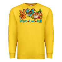 Lemon peace love fall ado Premium Sweatshirt - AdoDesignShop