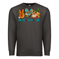 Smoke peace love fall ado Premium Sweatshirt - AdoDesignShop