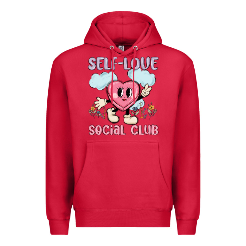 Self Love Social Club Premium Hoodie by MaliasSmallBusiness | Teevron