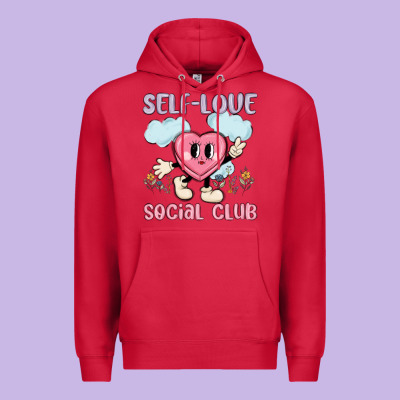 Self Love Social Club Premium Hoodie Designed By Maliassmallbusiness