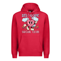 Cardinal self love social club Premium Hoodie - MaliasSmallBusiness