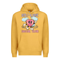 Mustard self love social club Premium Hoodie - MaliasSmallBusiness