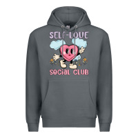 Rock self love social club Premium Hoodie - MaliasSmallBusiness