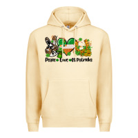 Pina Colada peace love st patricks Premium Hoodie - AdoDesignShop