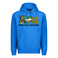 True Royal peace love st patricks Premium Hoodie - AdoDesignShop