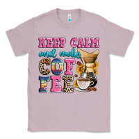 Lilac keep calm and make coffee Classic Tee - Zillion Design Studio