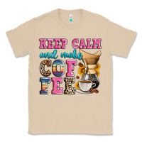 Mushroom keep calm and make coffee Classic Tee - Zillion Design Studio