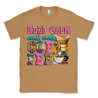Toasted Coconut keep calm and make coffee Classic Tee - Zillion Design Studio
