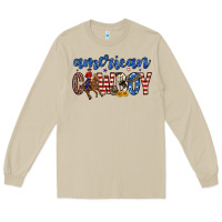 Mushroom American cowboy Long Sleeve Tee - Zillion Design Studio