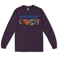 Plum American cowboy Long Sleeve Tee - Zillion Design Studio