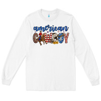 White American cowboy Long Sleeve Tee - Zillion Design Studio