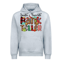 Heather Grey santa s favorite bank teller Urban Hoodie - MaliasSmallBusiness