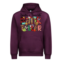 Mauve Wine santa s favorite bank teller Urban Hoodie - MaliasSmallBusiness
