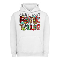 Pigment Lunar Rock santa s favorite bank teller Urban Hoodie - MaliasSmallBusiness