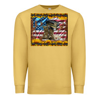 Antique Gold westerm usa army boots Premium Sweatshirt - Artiststas