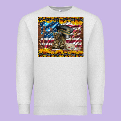Westerm Usa Army Boots Premium Sweatshirt Designed By Artiststas