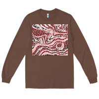 Chestnut pinky leopard and cowhide valentine's day Long Sleeve Tee - RanaPortraitStore
