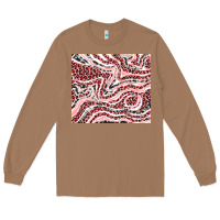 Toasted Coconut pinky leopard and cowhide valentine's day Long Sleeve Tee - RanaPortraitStore