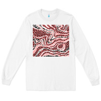 White pinky leopard and cowhide valentine's day Long Sleeve Tee - RanaPortraitStore