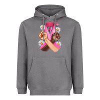 Storm Breast Cancer Fist Daisy Butterfly Heavyweight Hoodie - Artiststas