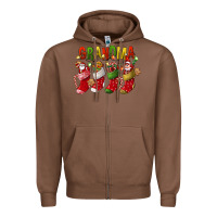 Chestnut christmas grandma Zipper Hoodie - FaDigitalArtStudio