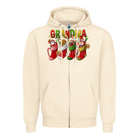 Sandshell christmas grandma Zipper Hoodie - FaDigitalArtStudio