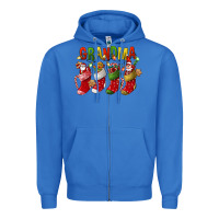 True Royal christmas grandma Zipper Hoodie - FaDigitalArtStudio