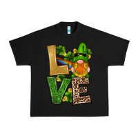 Black st patricks day gnomes shamrock love Urban Heavy Tee - RanaPortraitStore