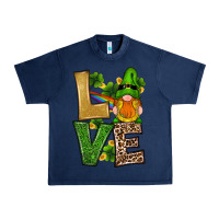 Navy st patricks day gnomes shamrock love Urban Heavy Tee - RanaPortraitStore